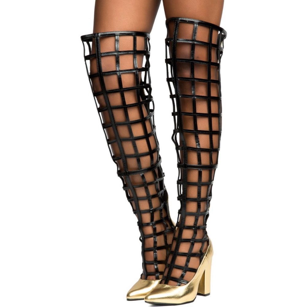 Cage OTK Boots